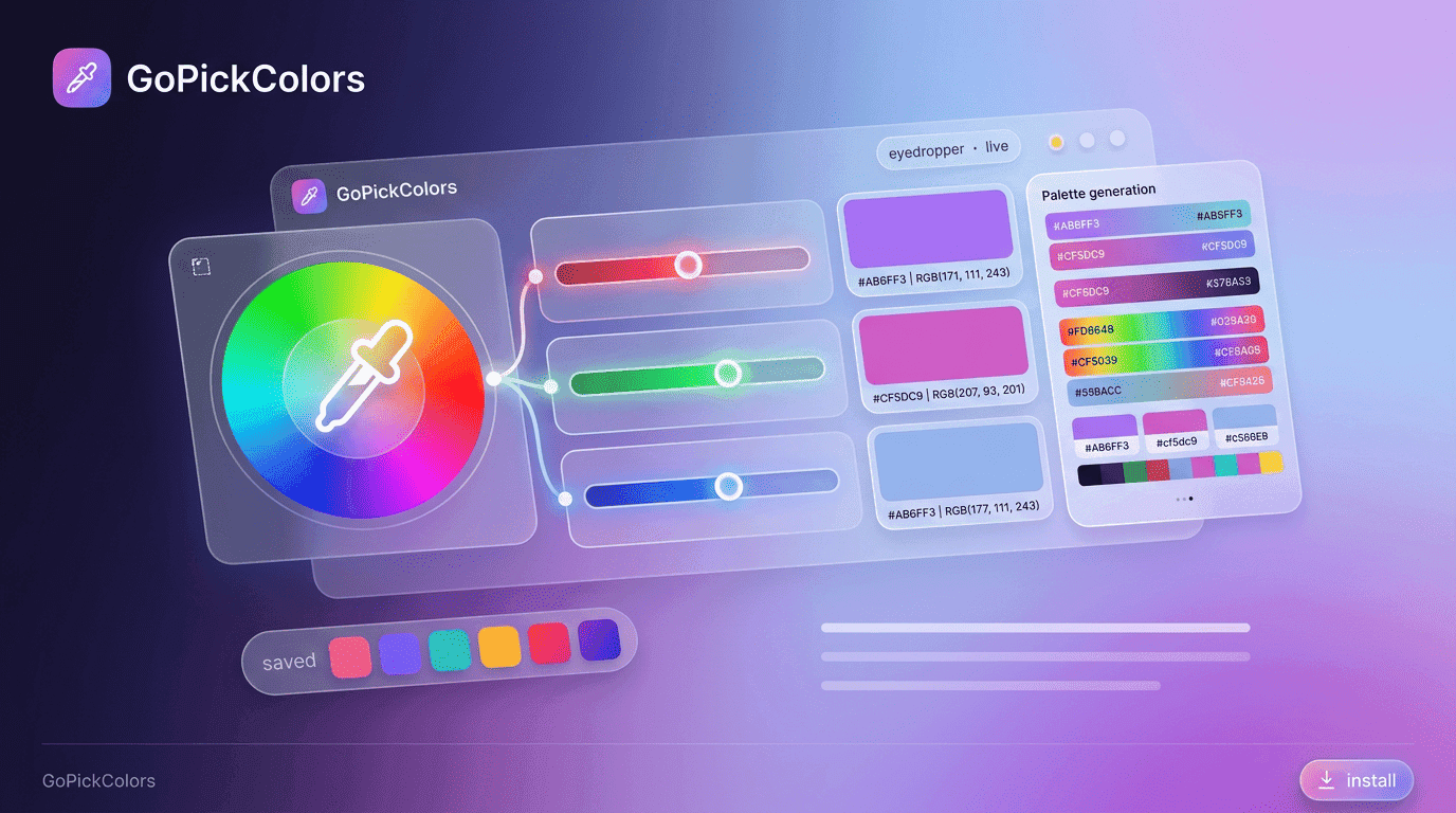 RGB color picker