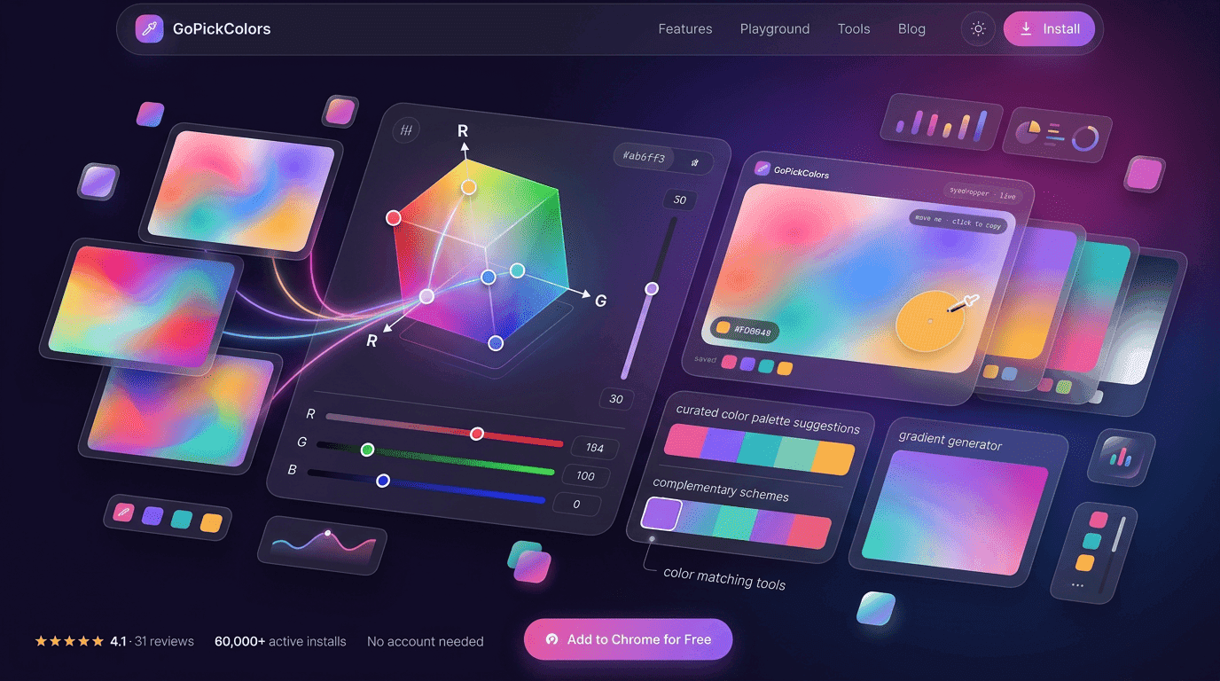 RGB color selector